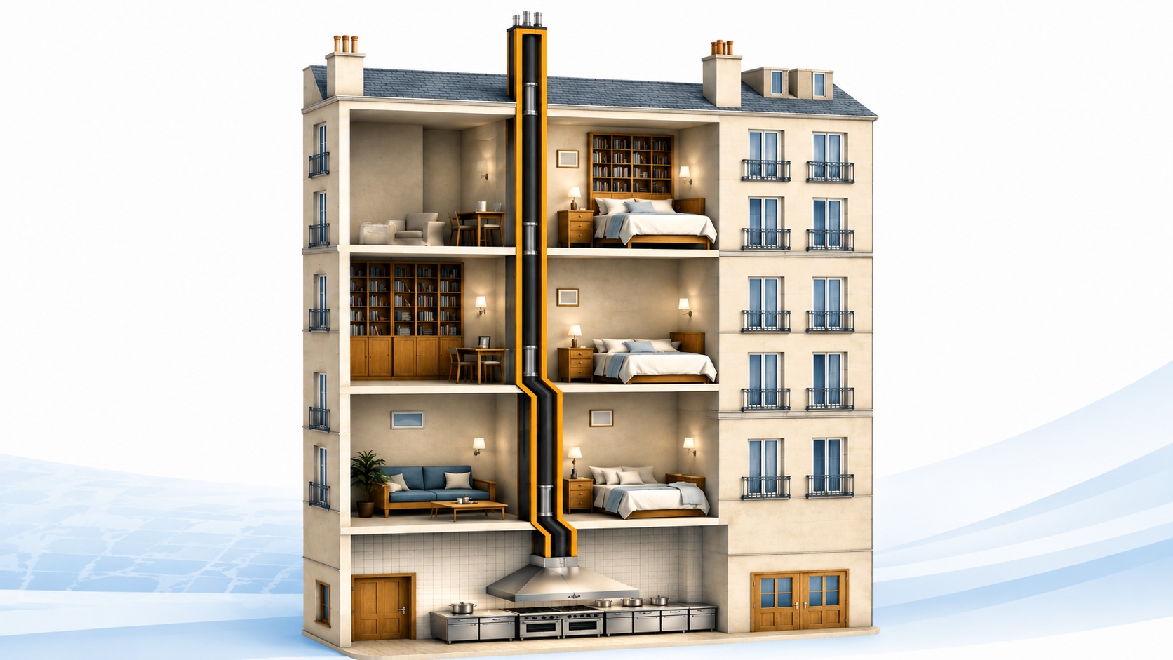 Chemisage conduit cheminée intérieur
