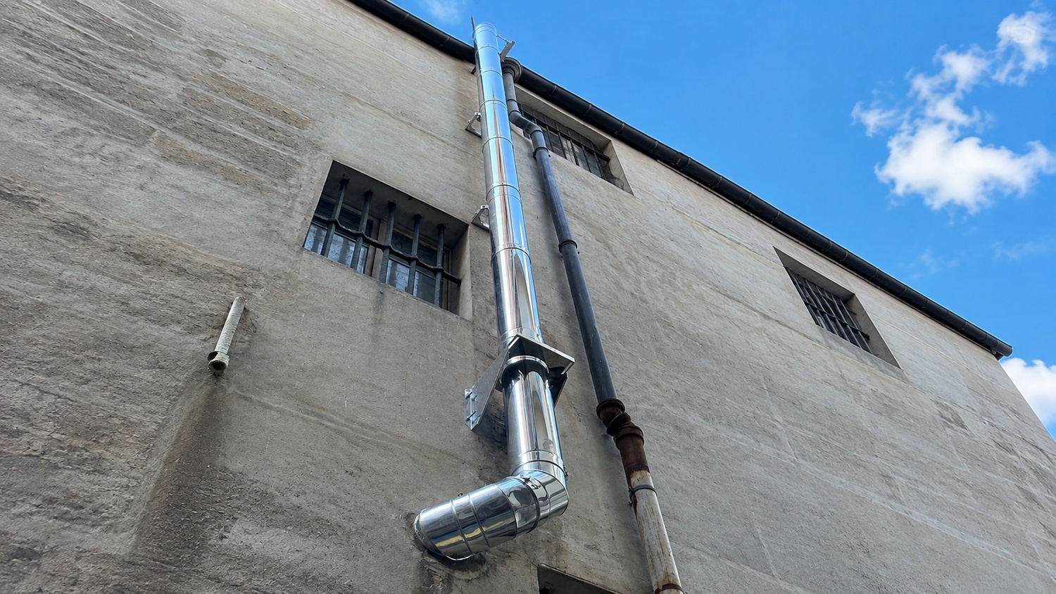 conduit inox double paroi siolé