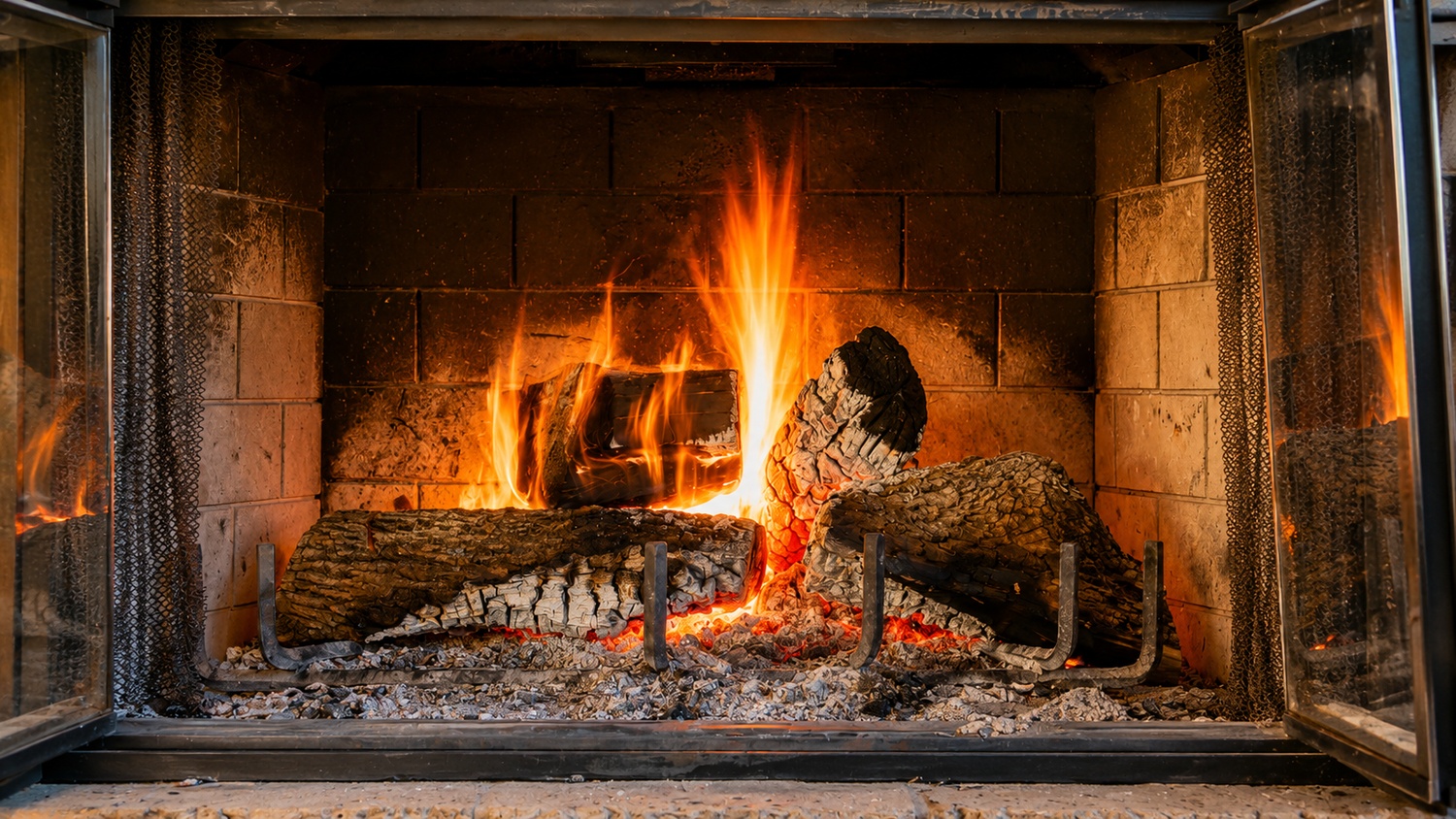 Feu de cheminée