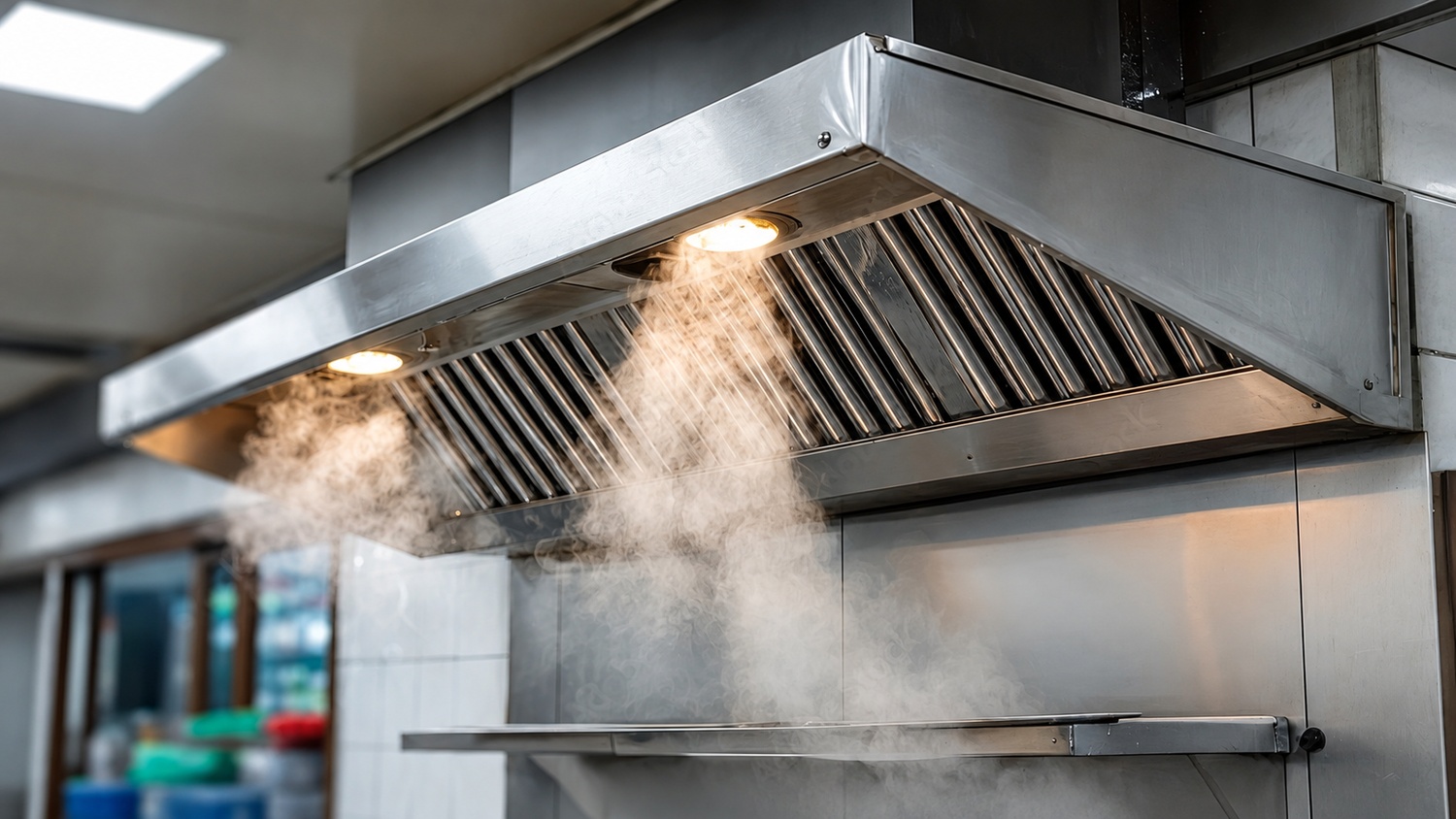 Hotte d’extraction de restaurant