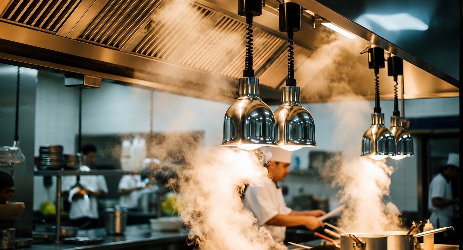 Installation hotte cuisine professionnelle