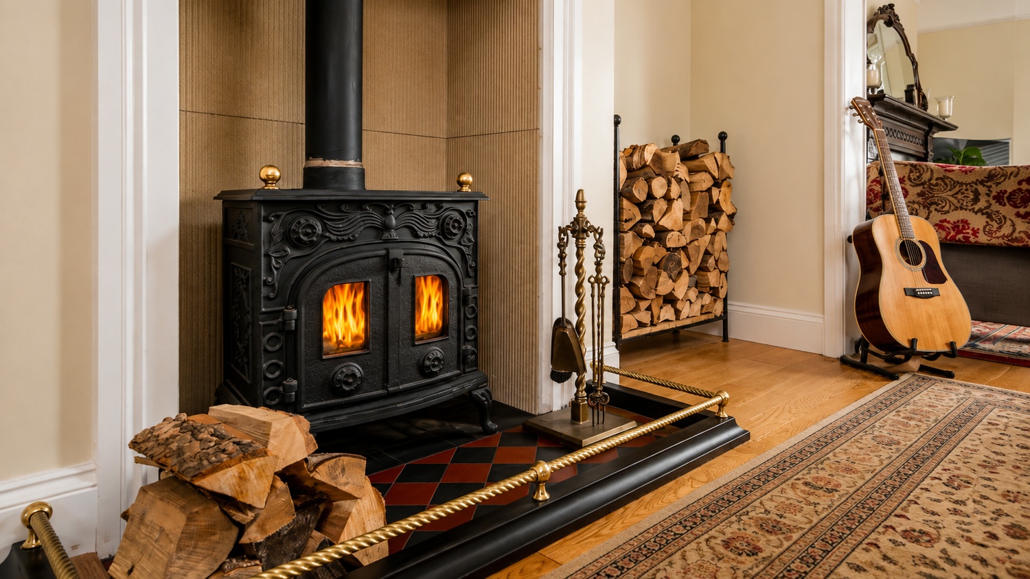 Poêle à bois appartement