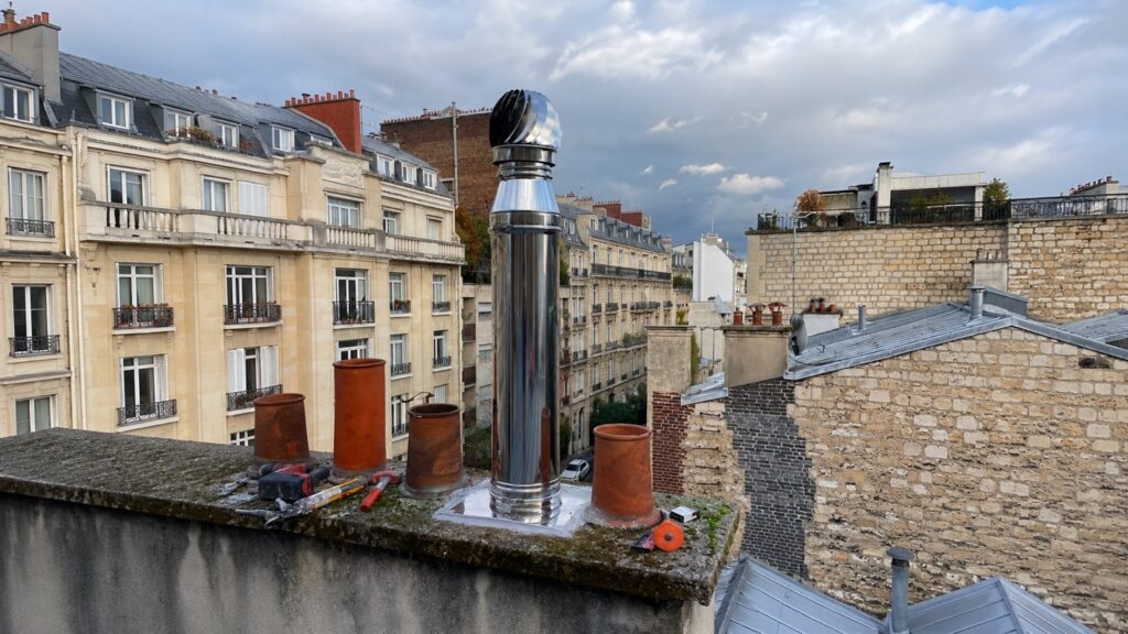 Sortie cheminée parisienne