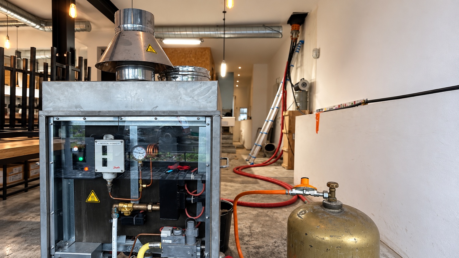 Chemisage furanflex hotte de cuisine professionnelle
